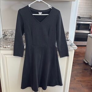 Black Knit Dress